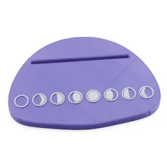 Suport pentru citirea cartilor de tarot cu simbolurile fazelelor lunare - mov