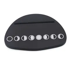 Suport pentru citirea cartilor de tarot cu simbolurile fazelelor lunare - negru