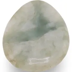 Cristal natural Jadeit slefuit plat