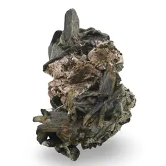 Epidot A+ in matrita, cristal unicat E24