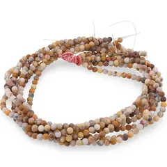 Sirag Agat crazy lace sfere 4mm mate, 37-38cm