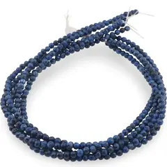 Sirag Jasp sesame albastru sfere 4mm, 36-37cm