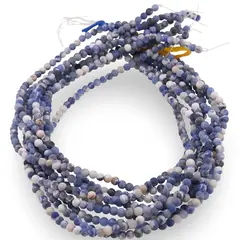 Sirag Sodalit sfere 4mm mate, 37-38cm