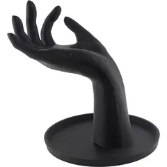 Suport bijuterii cu o mana, negru - 18cm