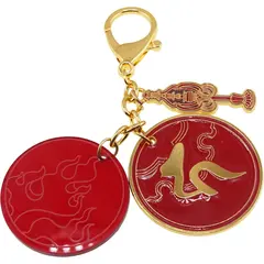 Amuleta breloc feng shui din metal Bila de foc Ksitigarbha pentru protectie impotriva pericolelor, 2026