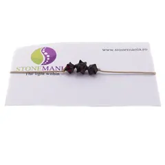 Bratara Therapy Chihlimbar coniac cu trei merkaba 6-8mm