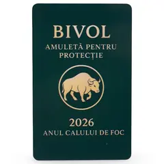 Card Feng Shui zodia Bivol, amuleta pentru protectie in anul Calului de Foc, 2026