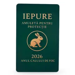 Card Feng Shui zodia Iepure, amuleta pentru protectie in anul Calului de Foc, 2026