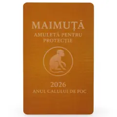 Card Feng Shui zodia Maimuta, amuleta pentru protectie in anul Calului de Foc, 2026