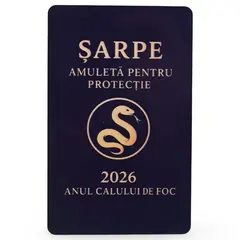 Card Feng Shui zodia Sarpe, amuleta pentru protectie in anul Calului de Foc, 2026