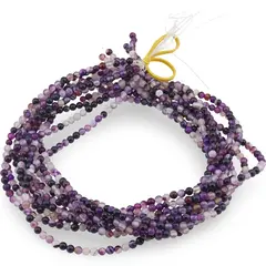 Sirag Agat mov sfere 4mm, 37-38cm