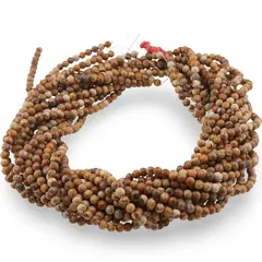 Sirag Jasp peisaj sfere 4mm, 37-38cm