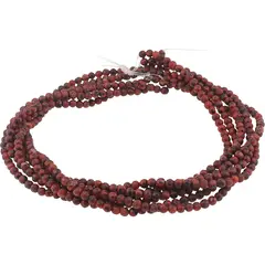 Sirag Jasp sesame rosu sfere 4-5mm, 37cm