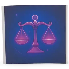 Abtibild sticker cu zodia BALANTA, 51mm