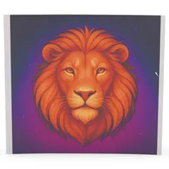 Abtibild sticker cu zodia LEU, 51mm