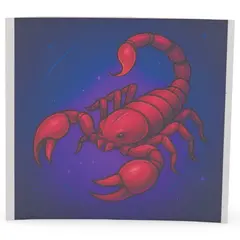 Abtibild sticker cu zodia SCORPION, 51mm