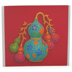 Abtibild sticker Feng Shui WU LOU pentru sanatate si longevitate