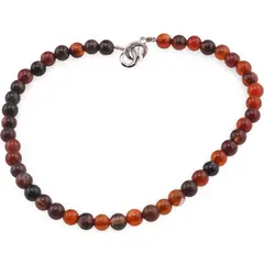 Bratara Agat carneolizat sfere 4mm