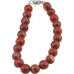 Bratara Jasp rosu sfere 8mm
