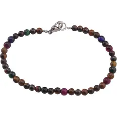 Bratara Ochi de tigru multicolor sfere 4mm