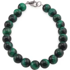 Bratara Ochi de tigru verde sfere 8mm