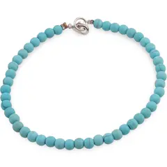Bratara Turcoaz mat sfere 4mm