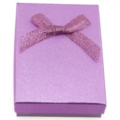 Cutie pentru cadou dreptunghiulara mov, 9x7cm