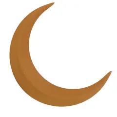 Decoratiune Luna, model minimalist - 11,5cm