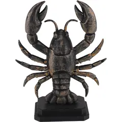 Decoratiune / Statueta pentru zodia Rac antichizata manual, 12cm