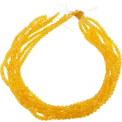 Sirag Agat galben sfere 4mm, 38-39cm