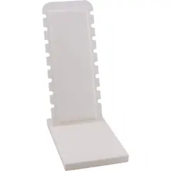 Suport pentru bijuterii cu opt spatii pentru bratara / colier - alb