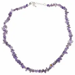 Colier pietre neuniforme Ametist, 6-8mm