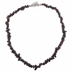 Colier pietre neuniforme Granat, 6-8mm
