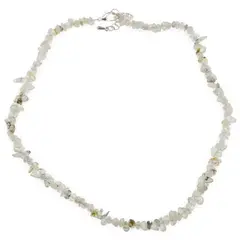 Colier pietre neuniforme Prehnit, 6-8mm