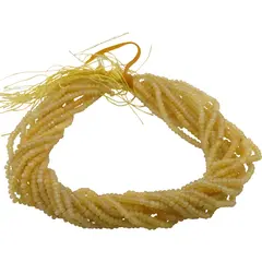 Sirag Agat galben discuri fatetate 4mm, 37cm