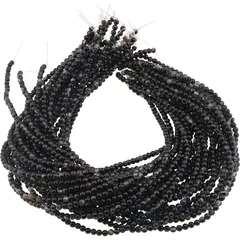 Sirag Agat negru sfere 4mm, 38-39cm