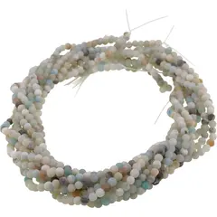 Sirag Amazont mat sfere 4-5mm, 38-39cm