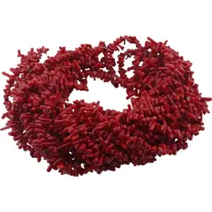 Sirag Coral rosu freeform 4-12mm, 35-38cm