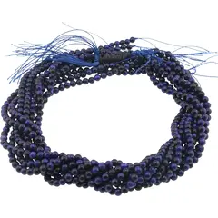 Sirag Ochi de tigru albastru sfere 4-5mm, 38cm