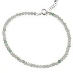 Bratara aventurin pietre micro fatetate 3mm si argint 925