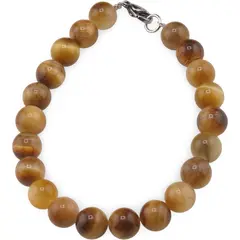 Bratara Ochi de tigru galben sfere 8mm