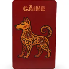 Card Feng Shui zodia Caine, amuleta pentru sustinerea energiilor favorabile in anul 2026