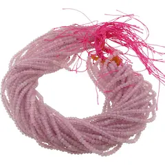 Sirag Cuart roz discuri fatetate 4mm, 34-35cm