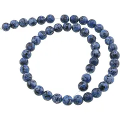 Sirag Jasp sesame albastru sfere 8mm, 37-38cm