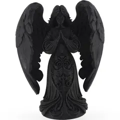 Statueta Inger protectiv gravat, 14,5cm - negru