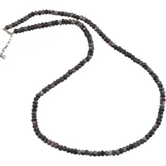 Colier Eudialit discuri fatetate 4-5mm si argint 925