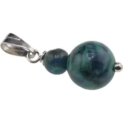 Pandantiv Azurit sfere, 4-8mm