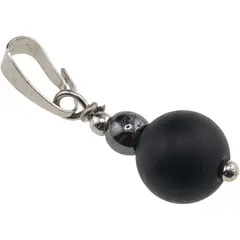 Pandantiv Hematit si Onix negru mat sfere, 4-8mm