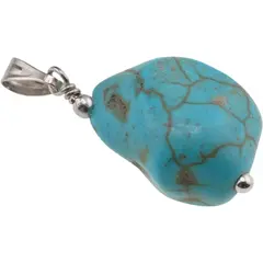 Pandantiv Turcoaz neuniform, 12-16mm