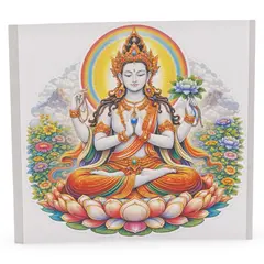 Abtibild sticker Feng Shui cu Chenrezig (Avalokiteshvara)